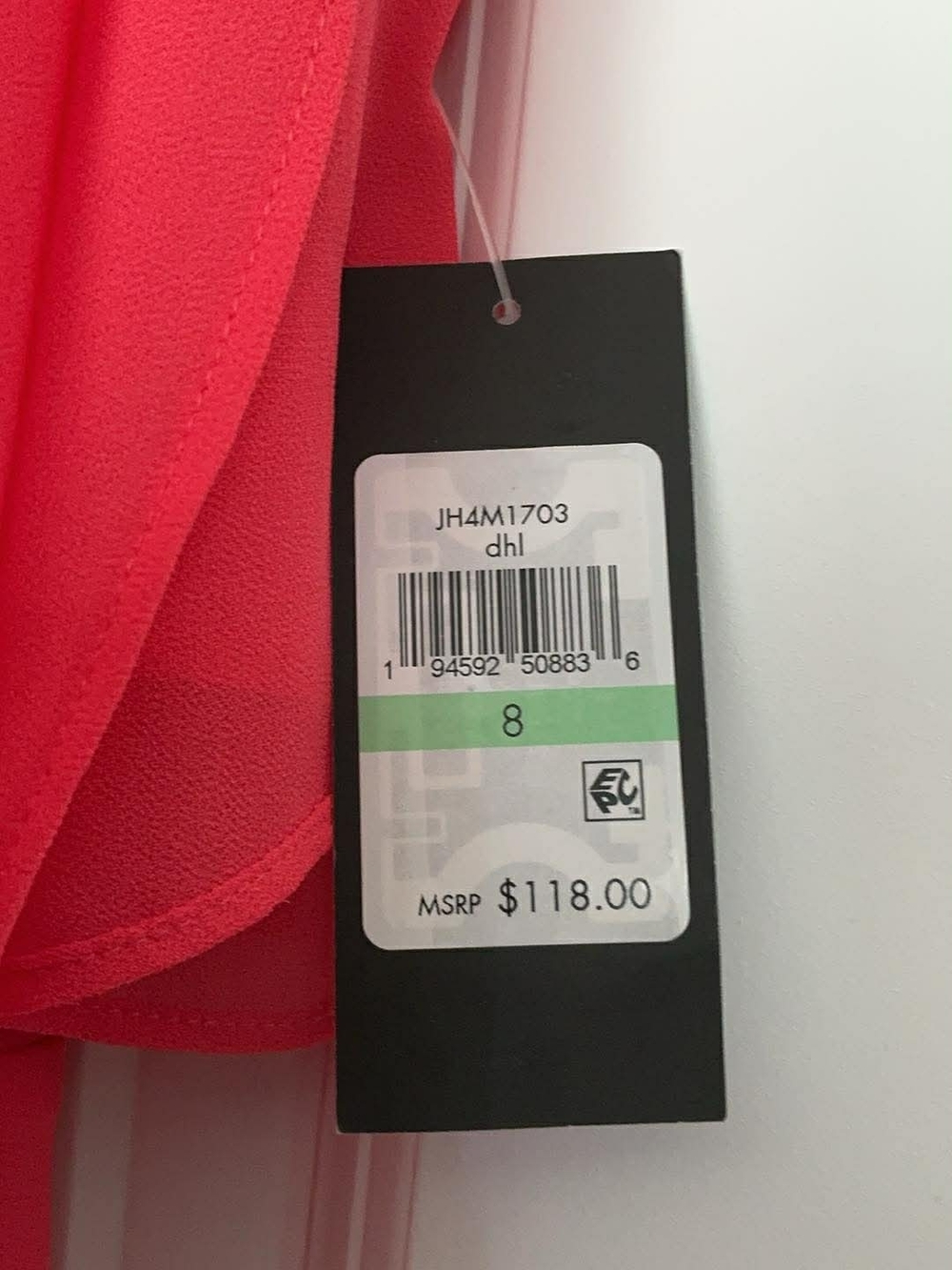 Jessica Howard Pink Elegant Evening Dress Size 8 NWT - Picture 2 of 3